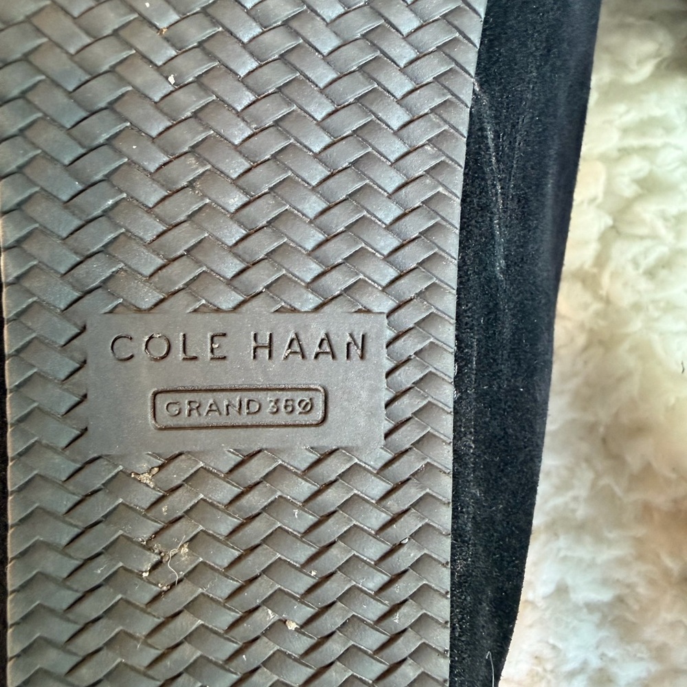 Cole Haan Grand Series Black Suede Bit Loafers Size 8.5 Comfort women’s - Picture 7 of 9